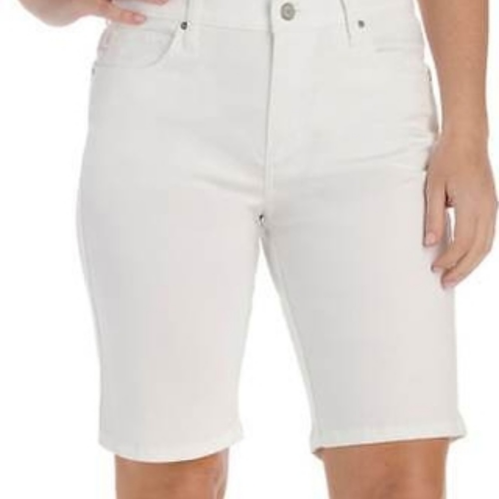 Relaxed Bermuda Jean Shorts